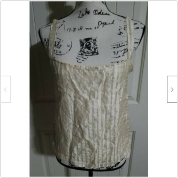 Future Ozbek NWT Rare Cream Silk Rayon Vintage 44 - Picture 1 of 2